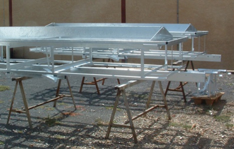 châssis de remorque galvanisé