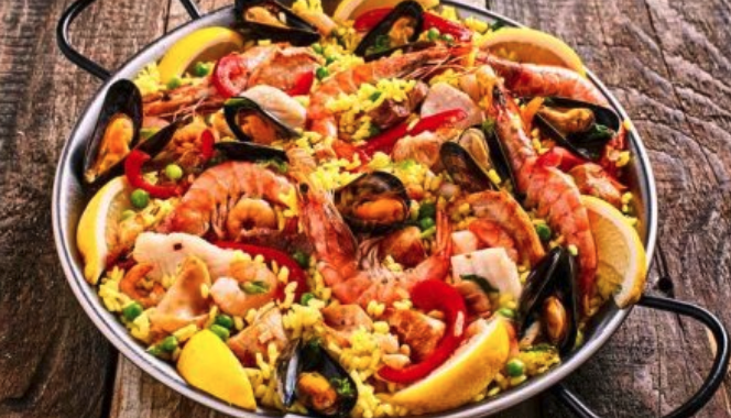 remorque-paella-couscous remorque commerçant sur les marchés paëlla, couscous, traiteur.