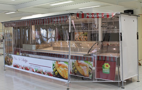 bâche hiver bâche pluie pour remorques commerçants