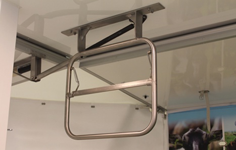 dérouleur papier emballage remorque de marché