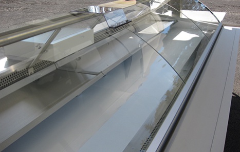 étagère inox pour remorque vitrine