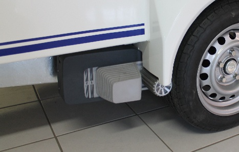 essieu motorisé pour remorque de marché