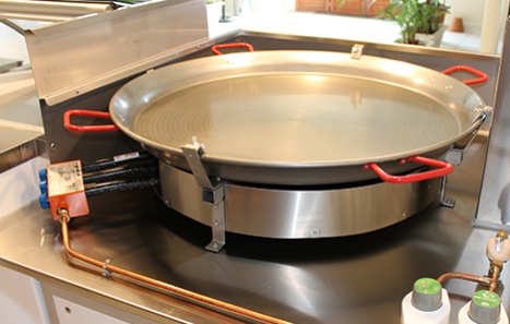 poêle à paellas pour remorques ambulances commerçants